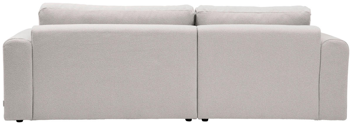 ECKSOFA Perlmutt Bouclé Rückenkissen, Rücken echt  - Perlmutt/Schwarz, KONVENTIONELL, Kunststoff/Textil (170/257cm) - Tom Tailor