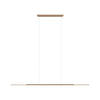 LED-HÄNGELEUCHTE 125/2,5/150 cm  - Bronzefarben, Design, Kunststoff/Metall (125/2,5/150cm) - Neuhaus PURE