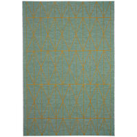 OUTDOORTEPPICH 123/180 cm Celeste Petrol, Sahara  - Petrol/Sahara, Trend, Textil (123/180cm) - Dieter Knoll