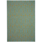 OUTDOORTEPPICH 123/180 cm Celeste Petrol, Sahara  - Petrol/Sahara, Trend, Textil (123/180cm) - Dieter Knoll