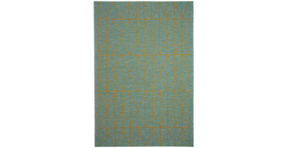 OUTDOORTEPPICH 123/180 cm Celeste Petrol, Sahara  - Petrol/Sahara, Trend, Textil (123/180cm) - Dieter Knoll