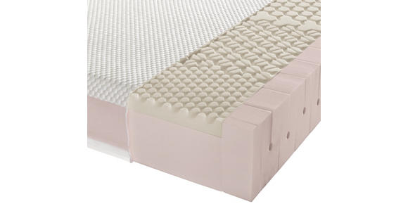 KALTSCHAUMMATRATZE 90/200 cm Höhe ca. 19 cm  - Weiß, Basics, Textil (90/200cm) - Novel