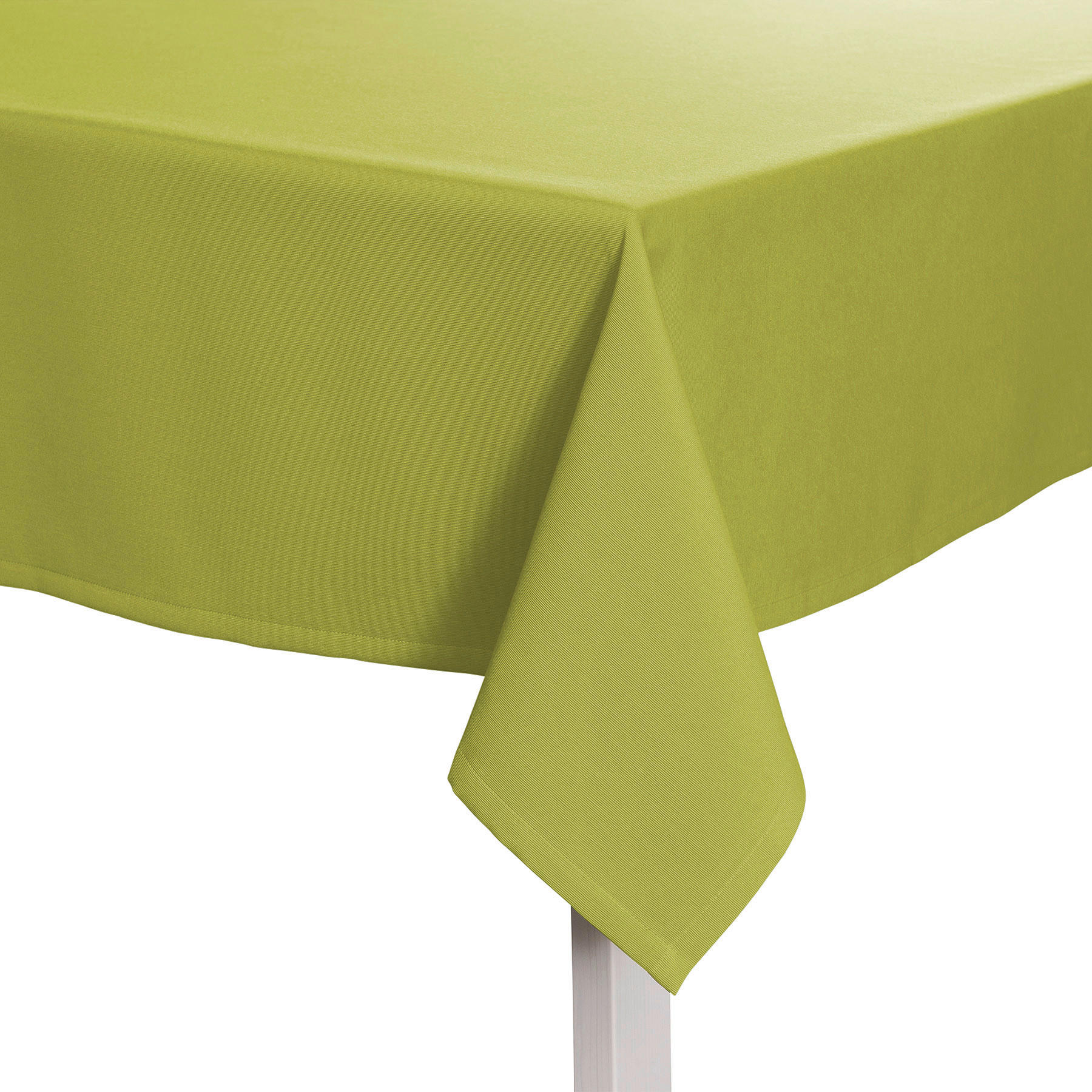 TISCHDECKE 135/170 cm - Hellgrün, Basics, Textil (135/170cm)