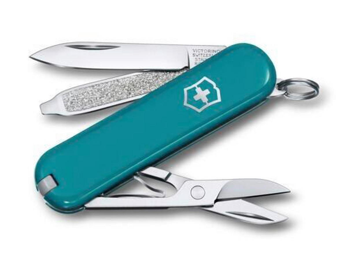 TASCHENMESSER 5.8/1.8/0,9 cm  - Türkis, Basics, Metall (5.8/1.8/0,9cm) - Victorinox