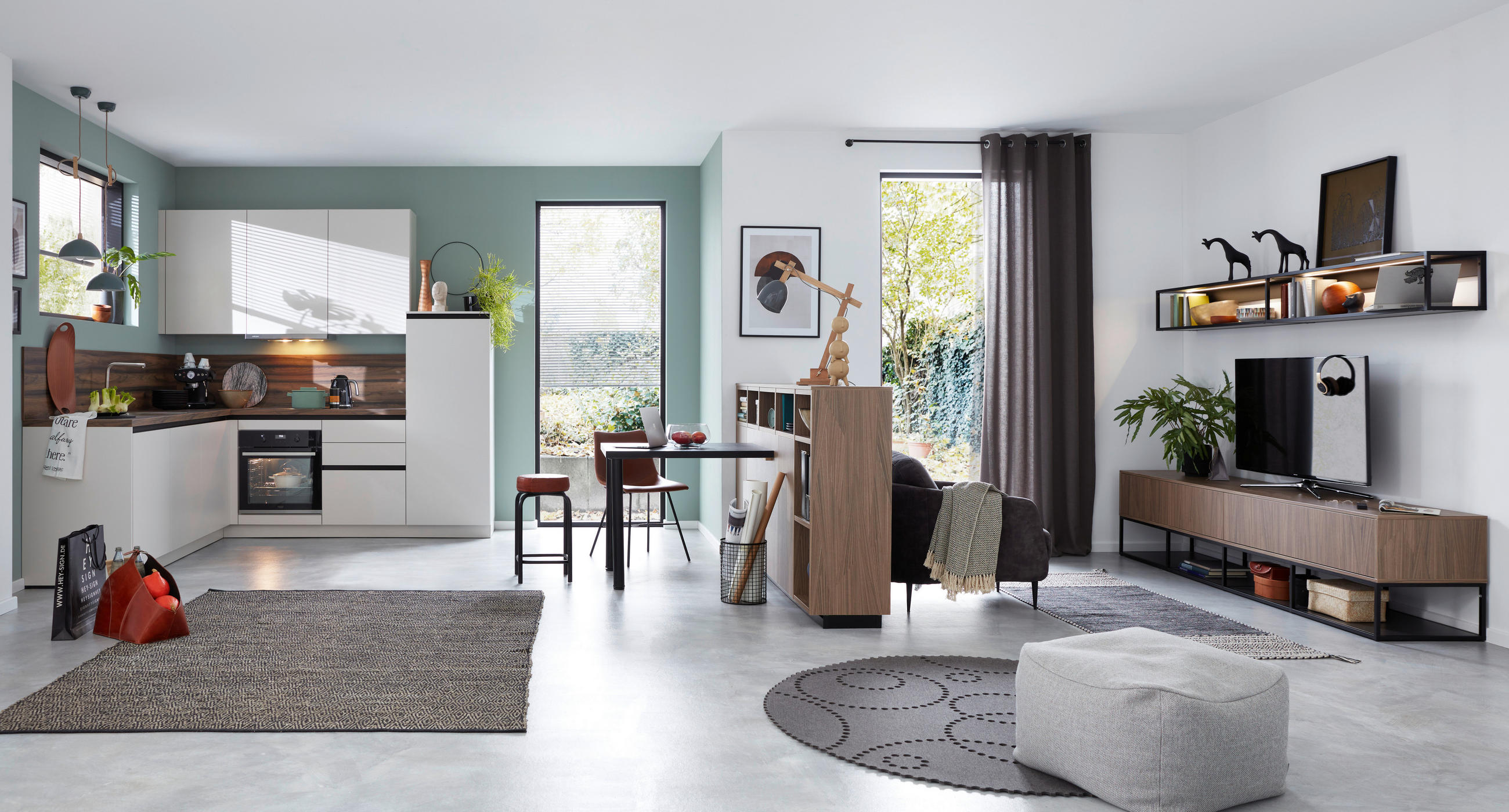 EINBAUKÜCHE   - Design, Holzwerkstoff - Novel