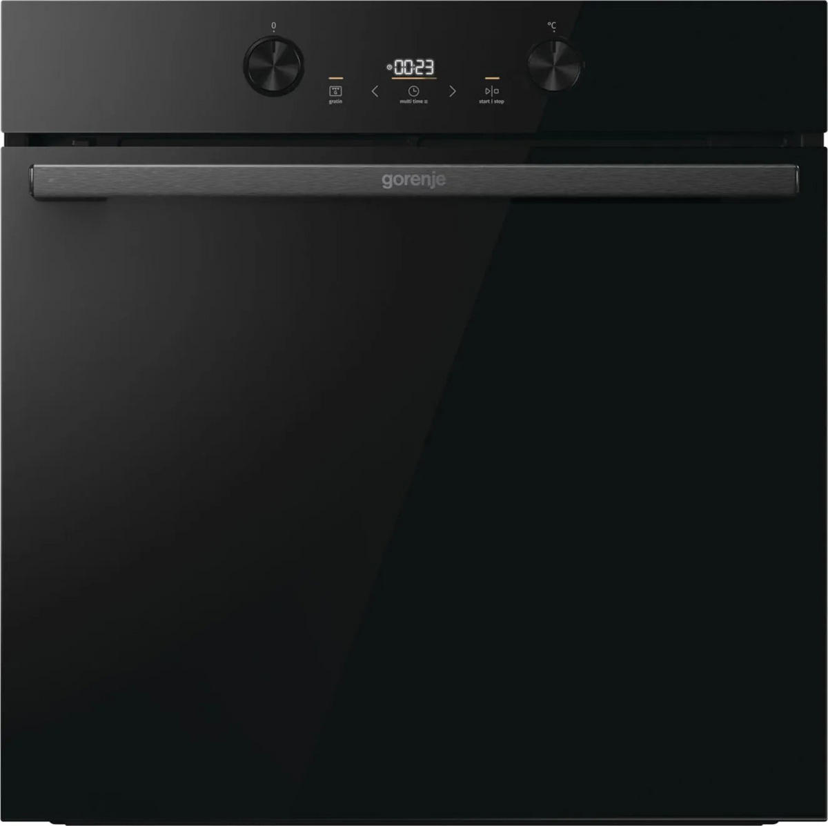 BACKOFENSET BSET017DG  - Schwarz, Basics, Glas/Kunststoff (59,5/5,4/52cm) - Gorenje