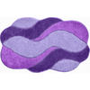 BADTEPPICH Flieder 60/100 cm  - Flieder, Basics, Kunststoff/Textil (60/100cm) - Grund