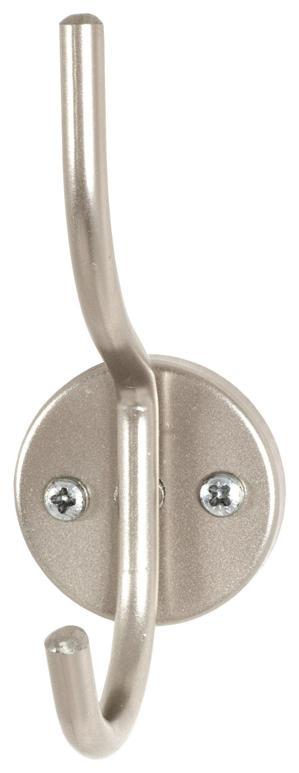 VEŠIAKOVÝ HÁČIK - farba ušľachtilej ocele, kov (5/14/7cm) - Xora