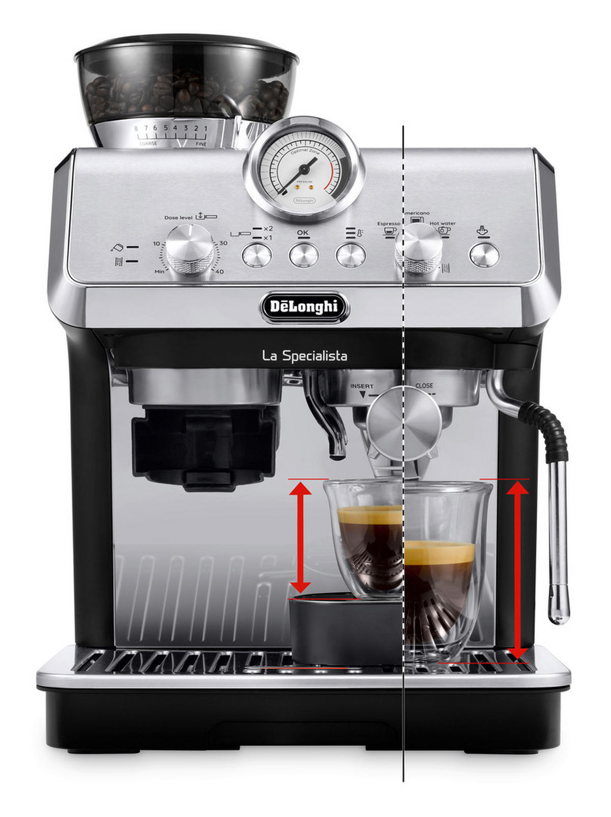 ESPRESSOMASCHINE  - KONVENTIONELL (36,5/27,5/40cm) - DeLonghi