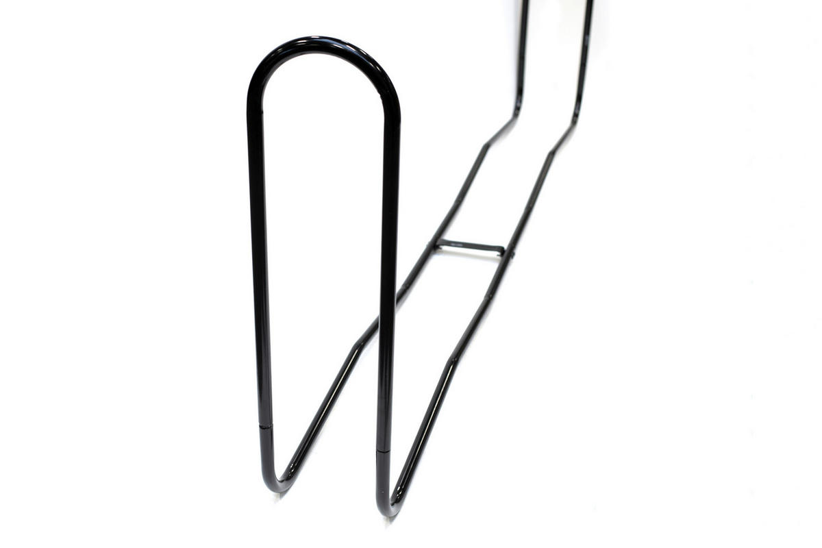 KAMINHOLZREGAL 244/99/25 cm  Metall  - Schwarz, Basics, Metall (244/99/25cm) - Ambia Garden