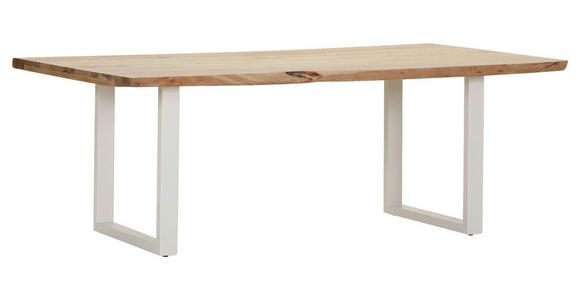 TISCHPLATTE      - Akaziefarben, Design, Holz (220/100/5cm) - Landscape