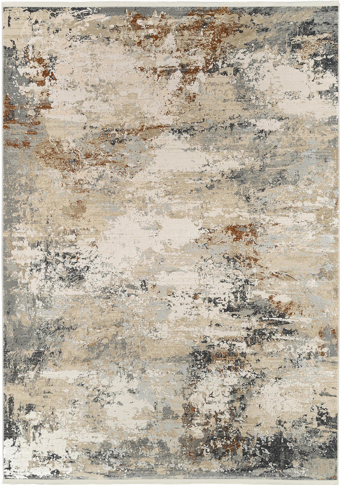 WEBTEPPICH 160/230 cm Le Mans Grau, Beige  - Beige/Grau, Design, Textil (160/230cm) - Dieter Knoll