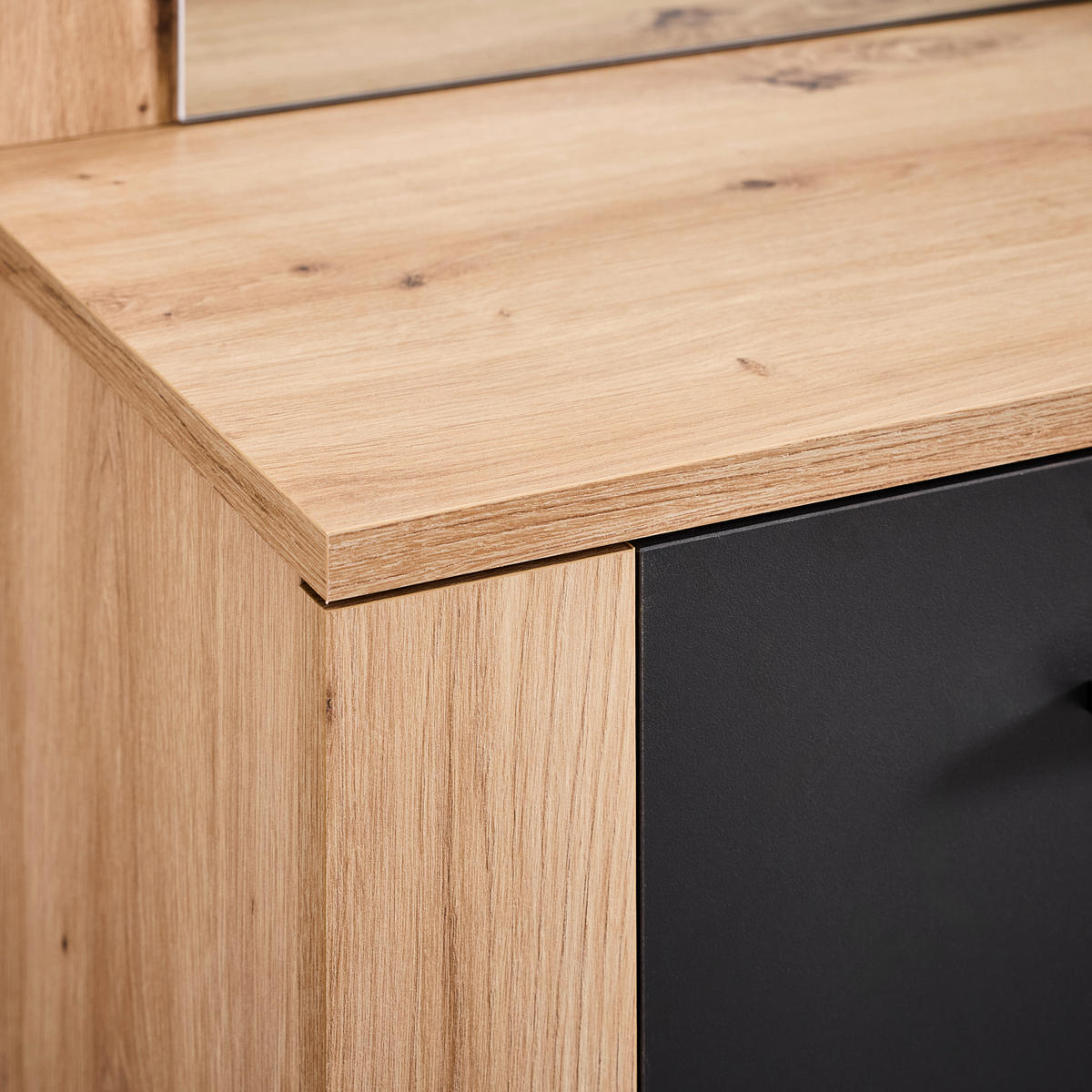 GARDEROBE 4-teilig  in 150/190/32 cm  - Anthrazit/Eiche Artisan, Design, Glas/Holzwerkstoff (150/190/32cm) - MID.YOU