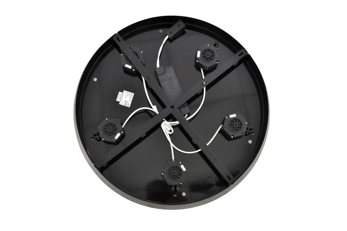 LED-HÄNGELEUCHTE Gubbio 67/150/49 cm  - Schwarzchrom, Design, Metall (67/150/49cm)