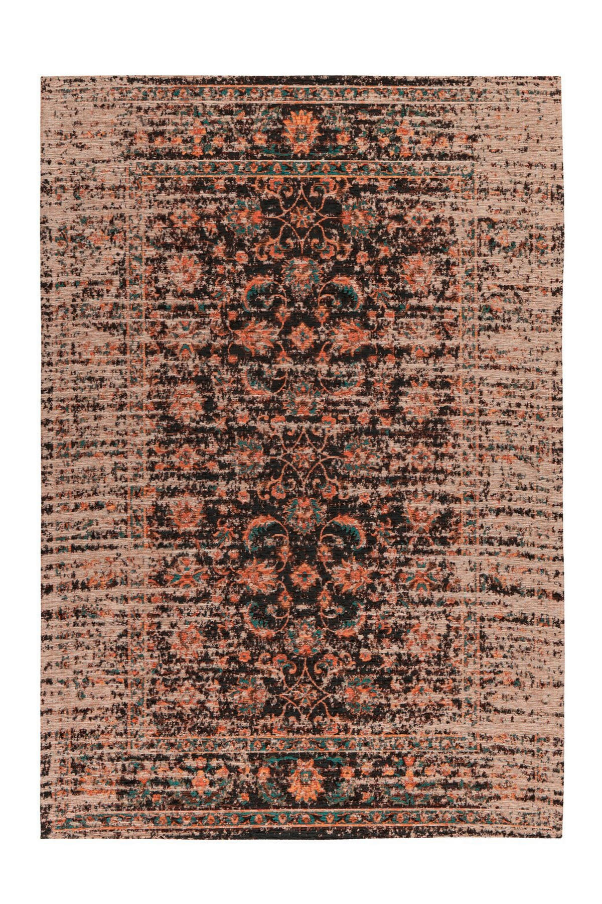 TEPPICH 120/180 cm Charme 225 Multi / Rot Multicolor, Rot  - Rot/Multicolor, KONVENTIONELL, Textil (120/180cm)
