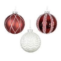 CHRISTBAUMKUGEL-SET 8 cm  - Basics (8cm)