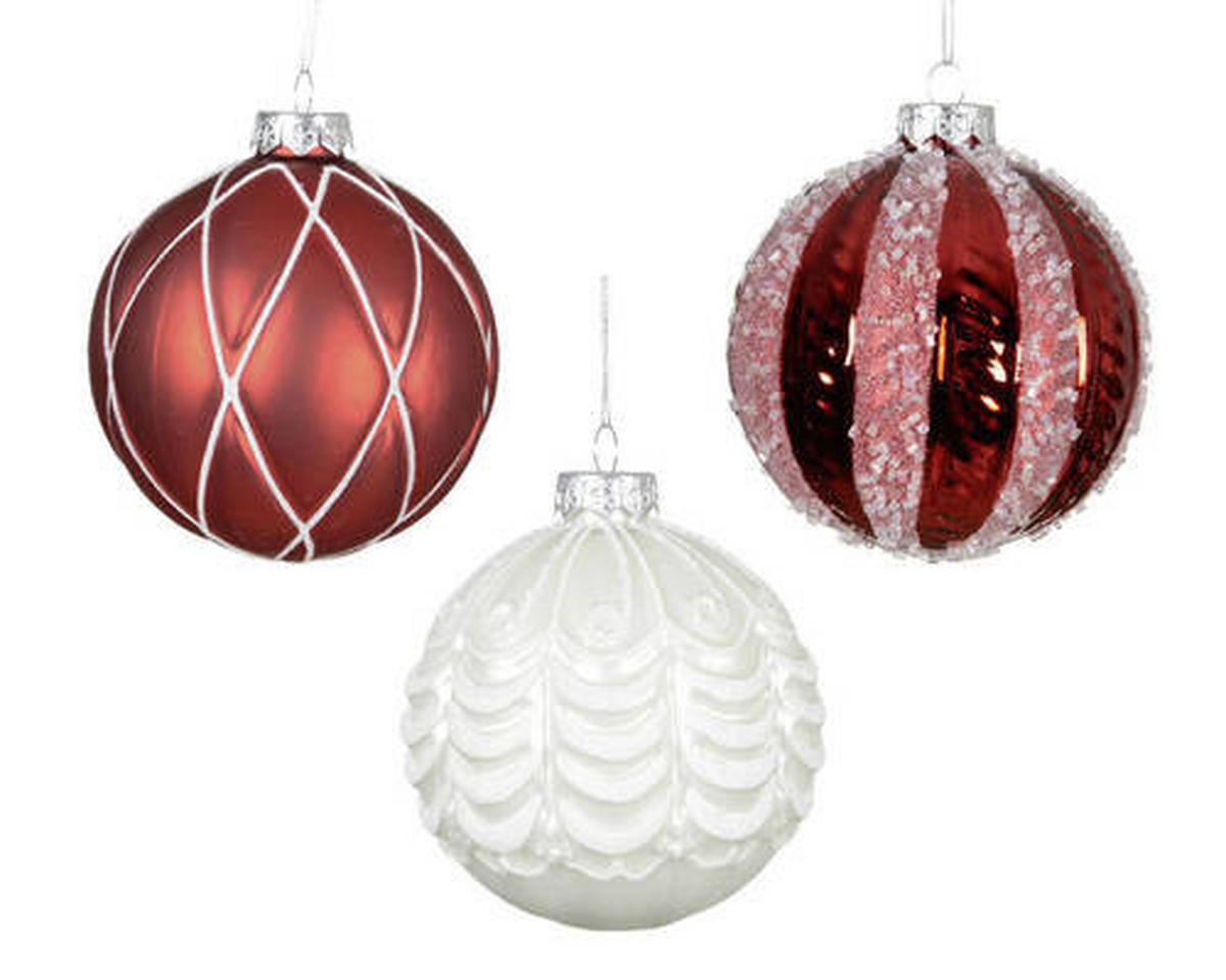 CHRISTBAUMKUGEL-SET 8 cm  - Basics (8cm)