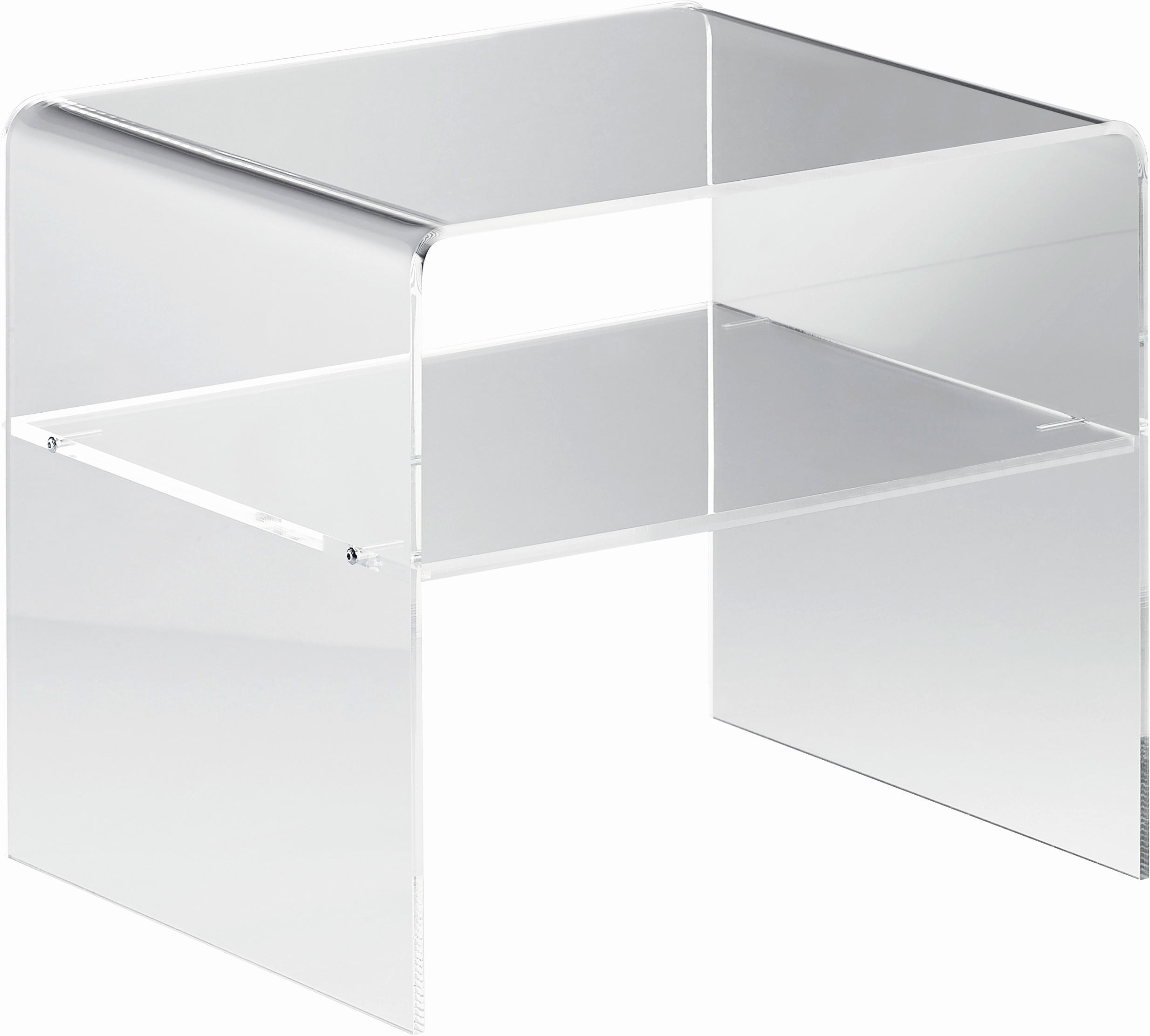 BEISTELLTISCH 40/33/35 cm Klar  - Klar, Design, Kunststoff (40/33/35cm)