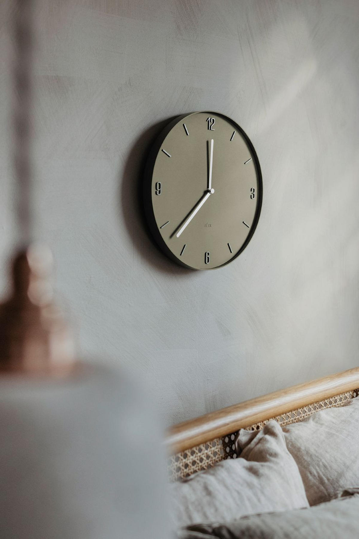 WANDUHR  Grau 30,0 cm  - Grau, Basics, Kunststoff (30,0cm) - Zack