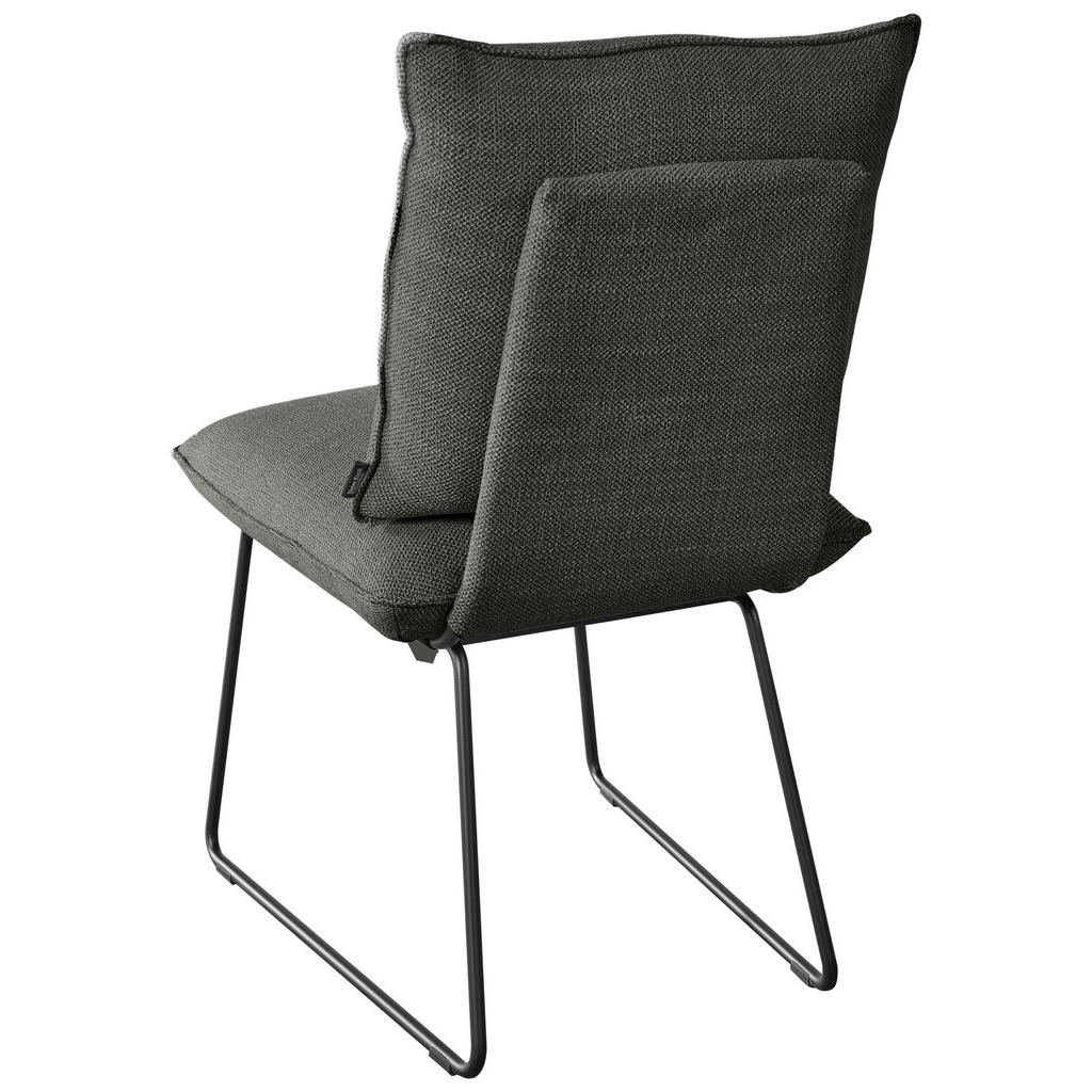 Thumbnail - Dieter Knoll Stuhl, Anthrazit, Metall, Textil, Kufe, Rundrohr, 51x90x70 cm, Lederauswahl, Stoffauswahl, Esszimmer, Stühl...
