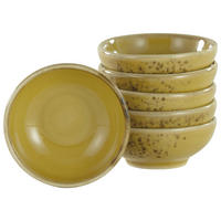 DIPSCHALENSET 8 cm  - Currygelb, Trend, Keramik (8cm) - Creatable