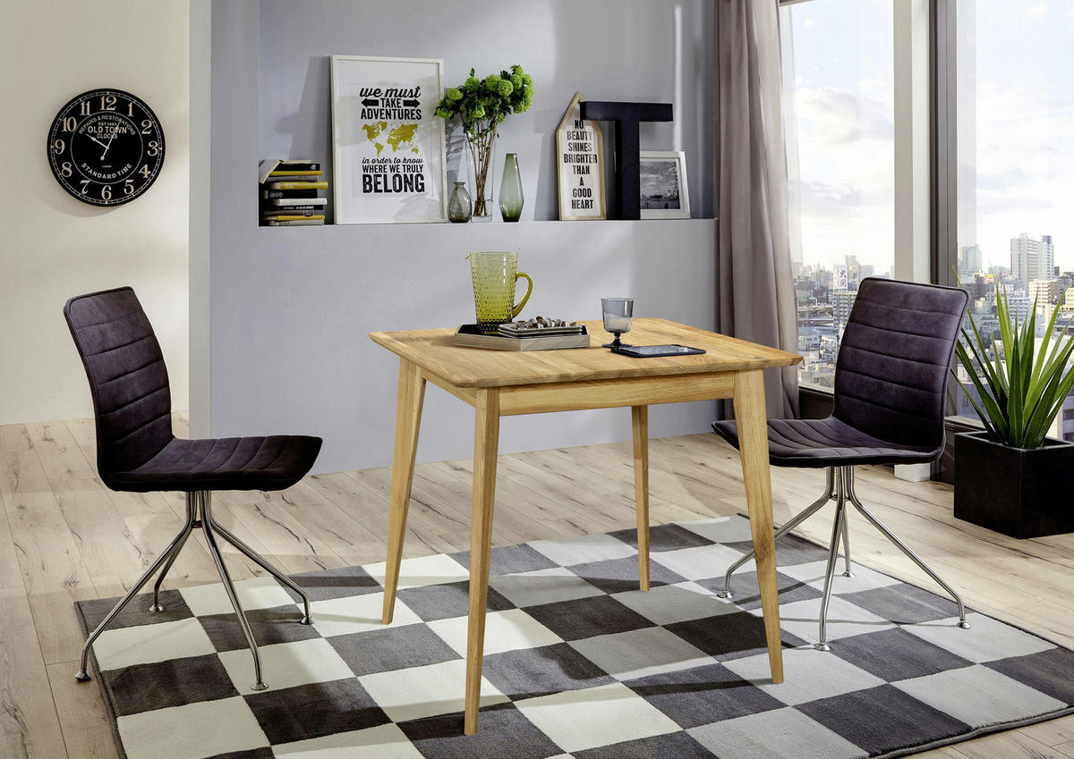 STOL ZA BLAGOVAONICU  boje hrasta  drvo      - boje hrasta, Design, drvo (80/80/76cm) - Carryhome