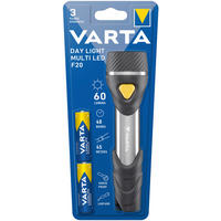 ELEMLÁMPA - fekete, Basics, fém (10/23/4,6cm) - Varta