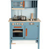 KINDERKÜCHE Tasty  - Hellblau, Basics, Holz/Metall (57/87/28cm) - small foot