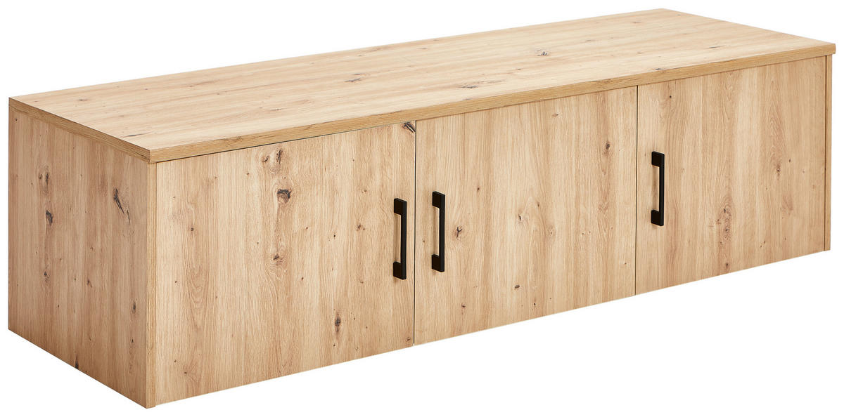 EXTENSIE LA DULAP in stejar Artisan  - stejar Artisan/negru, Basics, metal/material pe bază de lemn (157/43/54cm) - Xora