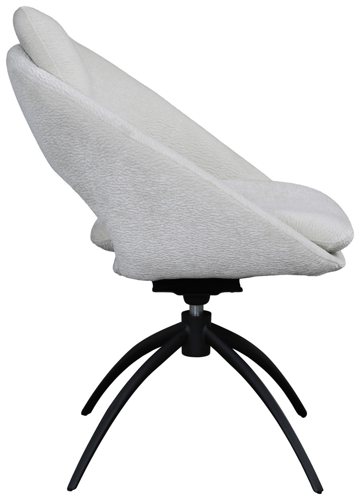 STUHL - Beige/Schwarz, Design, Textil/Metall (69/87,5/66,5cm) - Belluti