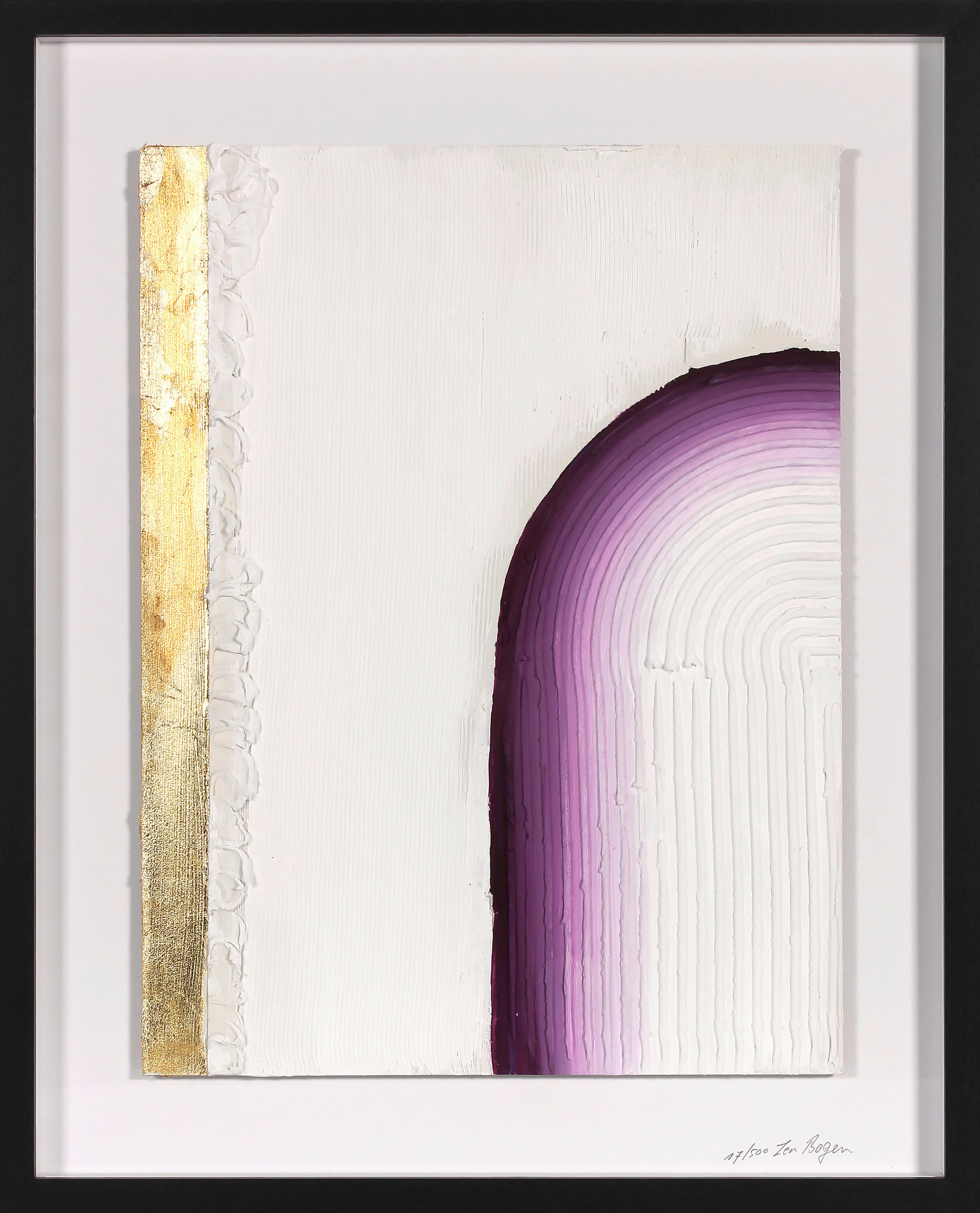 KUNSTDRUCK Landschaft & Natur, Abstraktes 52,2/42,2/3 cm  - Multicolor/Schwarz, KONVENTIONELL, Holz/Papier (52,2/42,2/3cm)