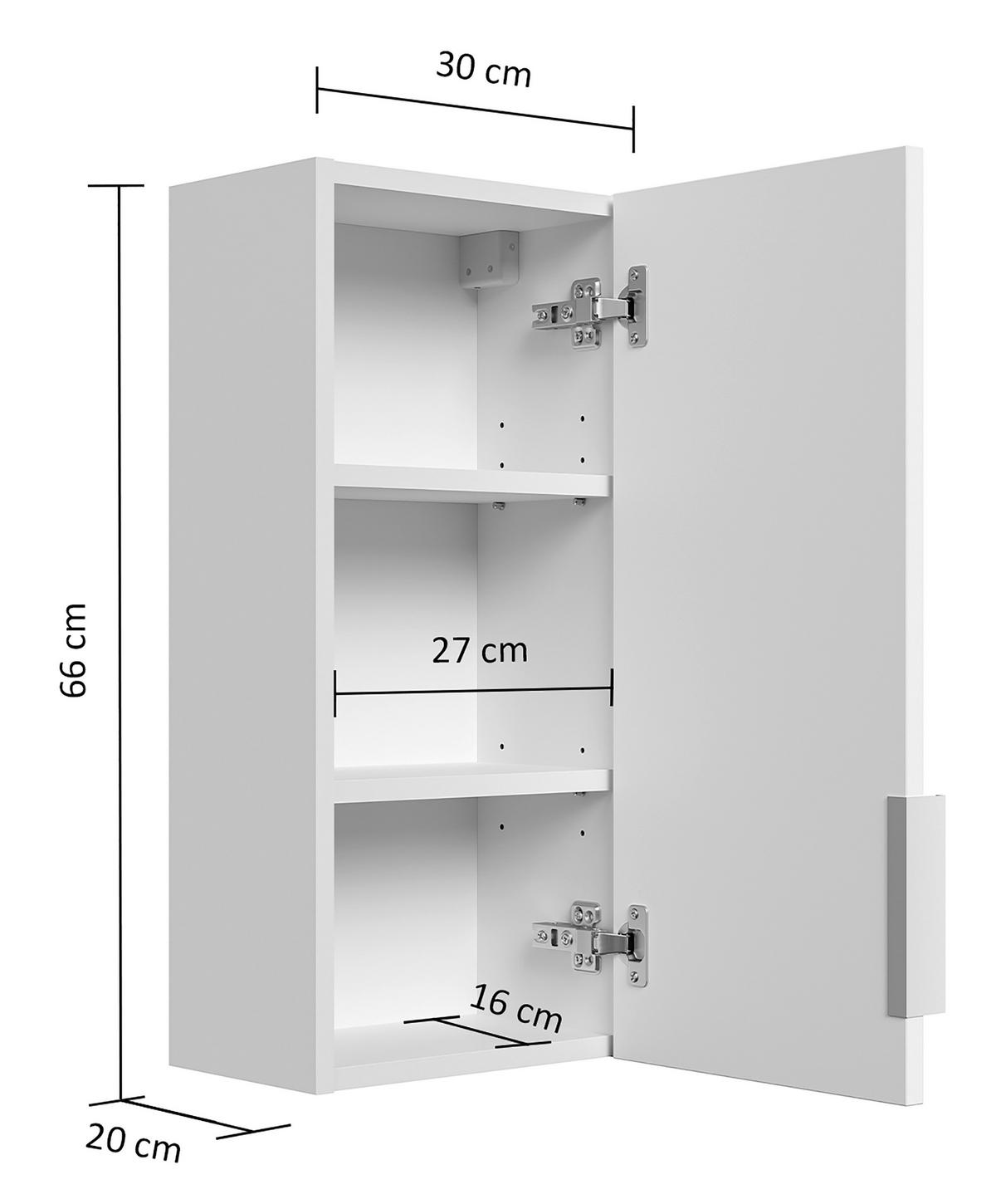 WASCHTISCHKOMBI 59,5 cm  - Eichefarben/Graphitfarben, Basics, Holzwerkstoff/Stein (59,5cm) - MID.YOU