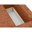 ECKSOFA  in Webstoff Orange  - Schwarz/Orange, KONVENTIONELL, Kunststoff/Textil (192/270cm) - Carryhome