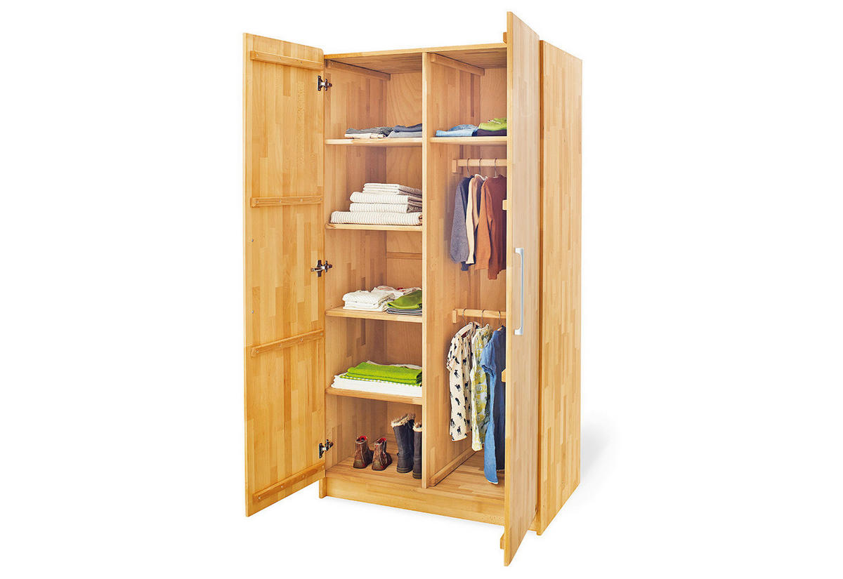 BABYZIMMER NATURA 3-teilig  - Buchefarben, Natur, Holz - Pinolino