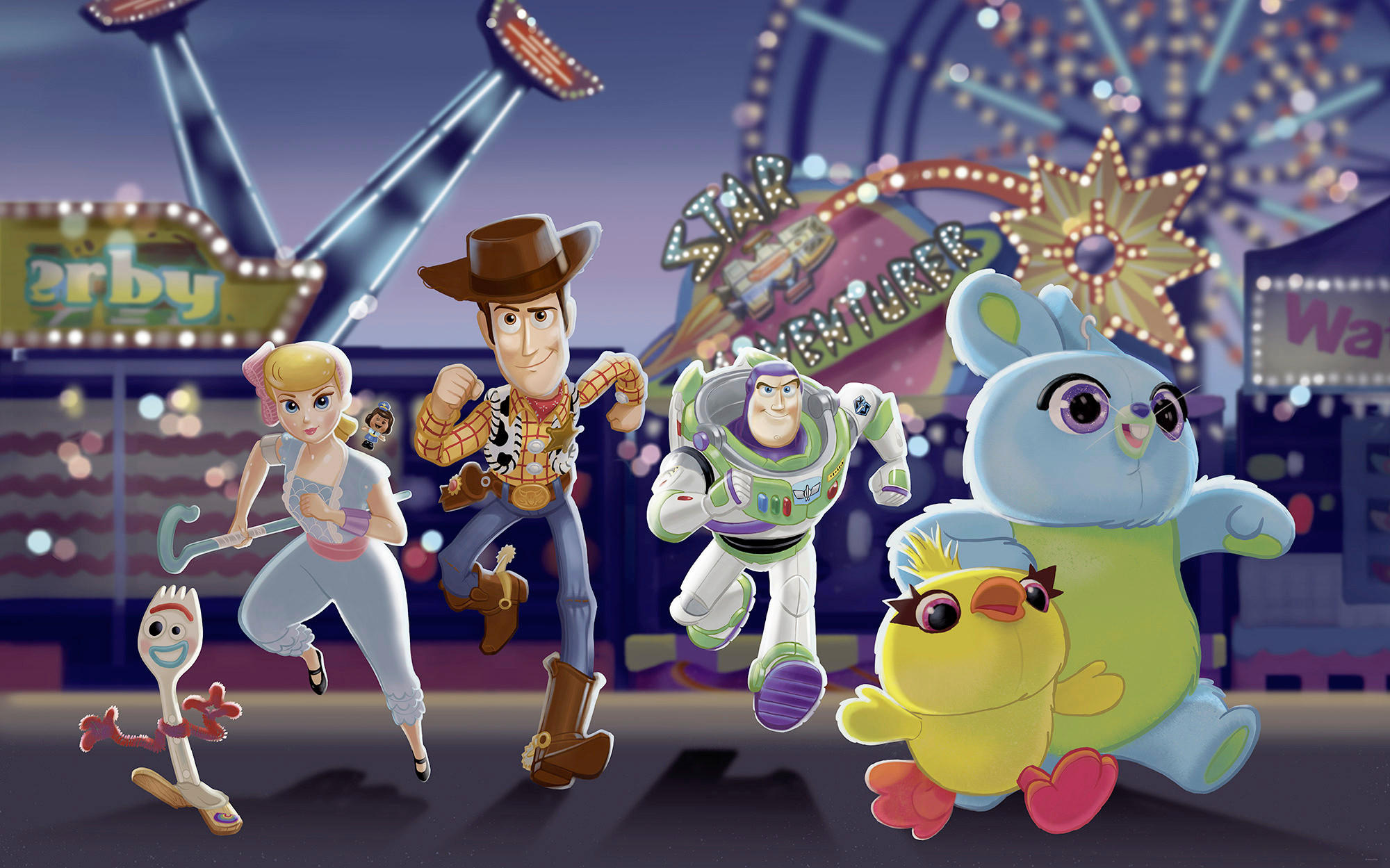 FOTOTAPETE - Multicolor, Design, Textil (400/250cm) - Disney