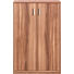 KOMMODE Nussbaumfarben - Silberfarben/Nussbaumfarben, Design, Holzwerkstoff/Kunststoff (72/110/36cm) - CS SCHMAL