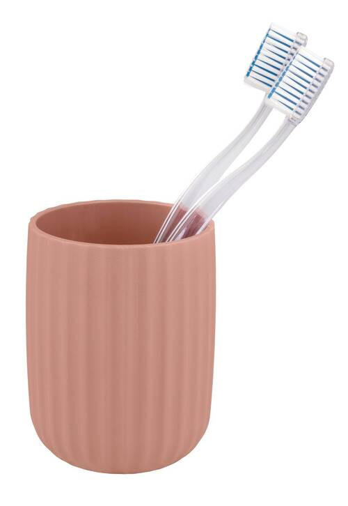 ZAHNPUTZBECHER Kunststoff  - Altrosa, Basics, Kunststoff (8/11/8cm) - Wenko