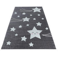 KINDERTEPPICH 120/170 cm Kids 610  - Weiß/Grau, Trend, Textil (120/170cm) - Ben'n'jen