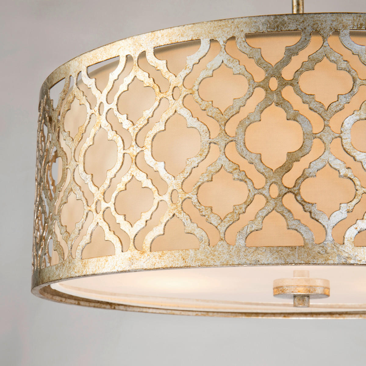 HÄNGLAMPA Arabella 34.3/48.3 cm  - guldfärgad, Lifestyle, metall (34.3/48.3cm) - Elstead Lighting