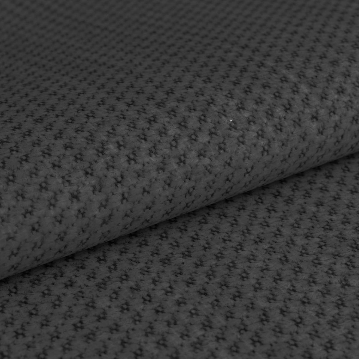 ECKSOFA MAURO Schwarz Flachgewebe  - Schwarz, Trend, Textil/Metall (175/290cm) - MID.YOU