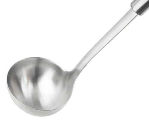 SCHÖPFLÖFFEL  - Silberfarben/Grau, Design, Metall (30,5cm) - Chefkoch+Fackelmann
