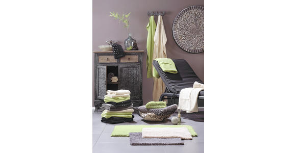 DUSCHTUCH 70/140 cm Grün - Grün, KONVENTIONELL, Textil (70/140cm) - Esposa
