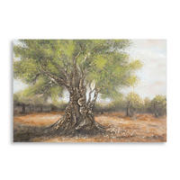 LEINWANDBILD Bäume  - Basics, Holz/Textil (120/80/3.8cm)