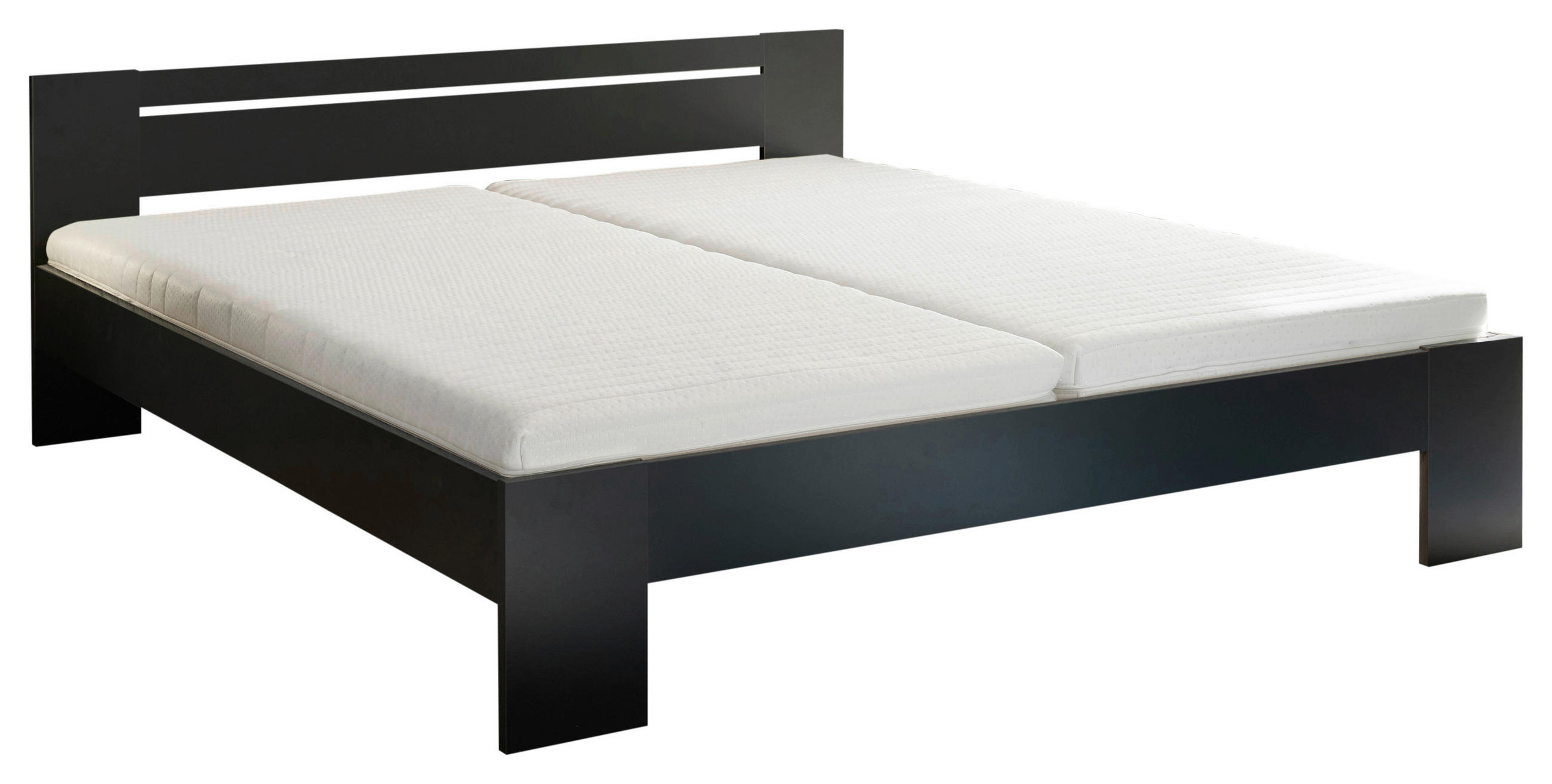 PAT 180/200 cm  negru  - negru, Konventionell, material pe bază de lemn (180/200cm) - Carryhome