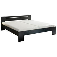 PAT 180/200 cm  negru  - negru, Konventionell, material pe bază de lemn (180/200cm) - Carryhome