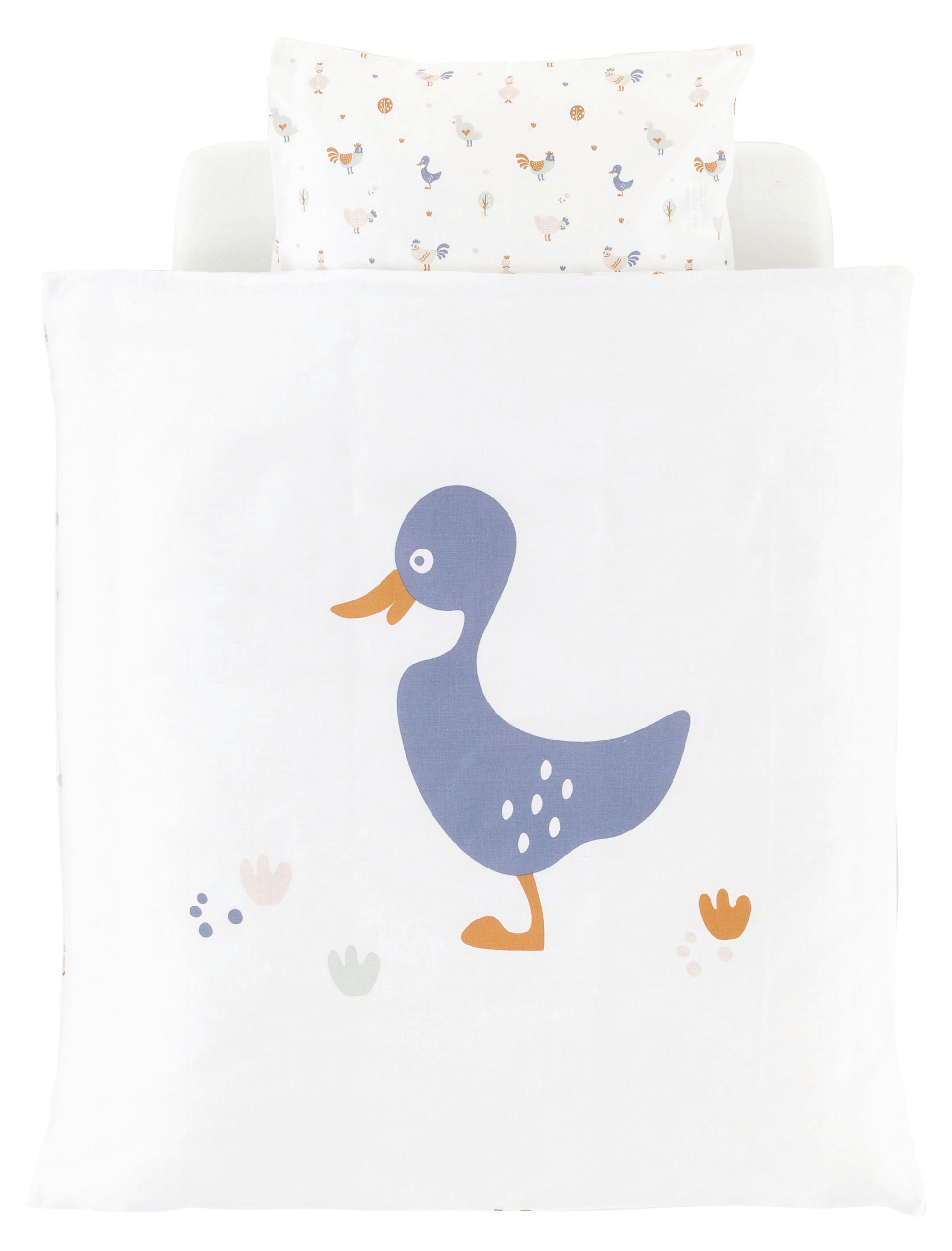 BABYBETTWÄSCHE 80/80 cm  - Multicolor/Weiß, Basics, Textil (80/80cm) - Träumeland