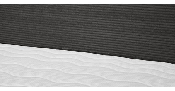 BOXSPRINGBETT 160/200 cm  in Grau  - Schwarz/Grau, KONVENTIONELL, Holz/Textil (160/200cm) - Carryhome