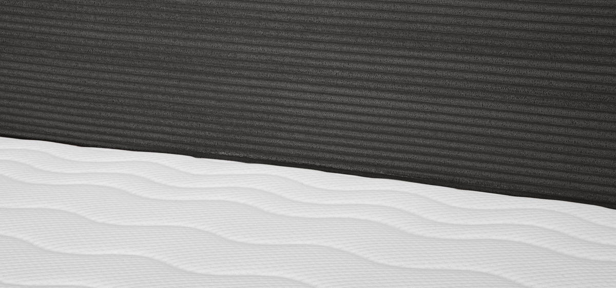 BOXSPRINGBETT 180/200 cm  in Grau  - Schwarz/Grau, Konventionell, Holz/Textil (180/200cm) - Carryhome