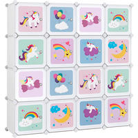 KINDERREGAL 123/123/31 cm  - Weiß, Basics, Kunststoff/Metall (123/123/31cm)