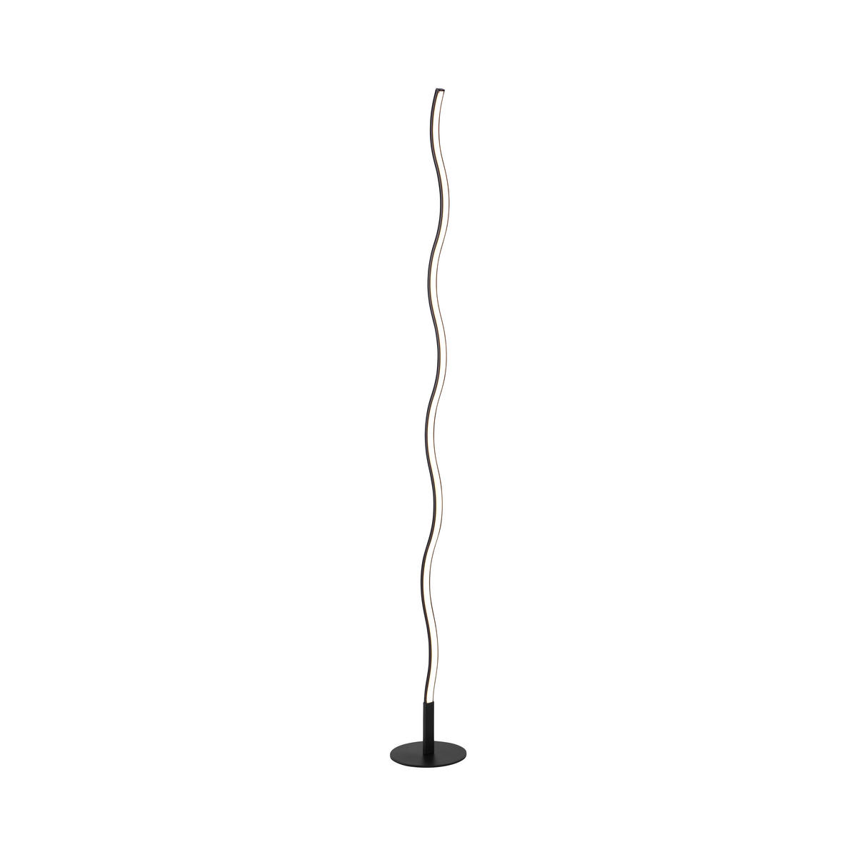 STEHLEUCHTE 14/14/120 cm    - Schwarz, Design, Kunststoff/Metall (14/14/120cm)